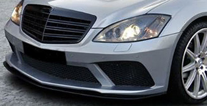 Custom Mercedes S Class  Sedan Front Bumper (2007 - 2013) - $890.00 (Part #MB-158-FB)